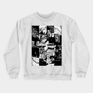 Grid Halftone Crewneck Sweatshirt